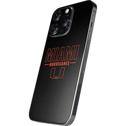 University of Miami Hurricanes iPhone 16 Pro Skin